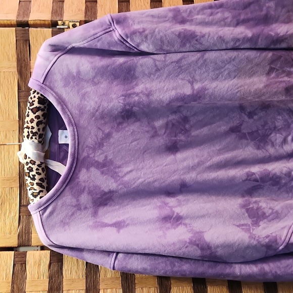 NWT! Tiedye purple sweatshirt - Picture 2 of 7